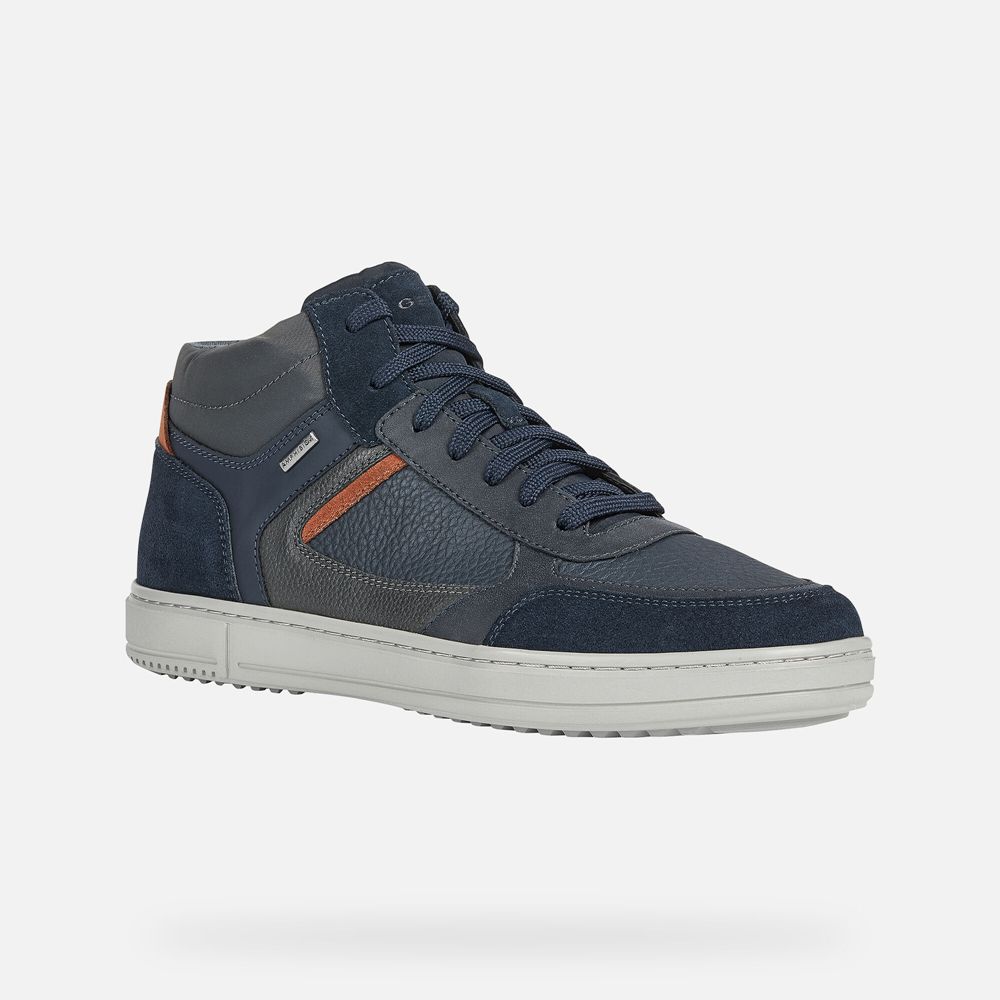 Tenis Geox Homem Azul Marinho - Levico Abx - DQBCL0193